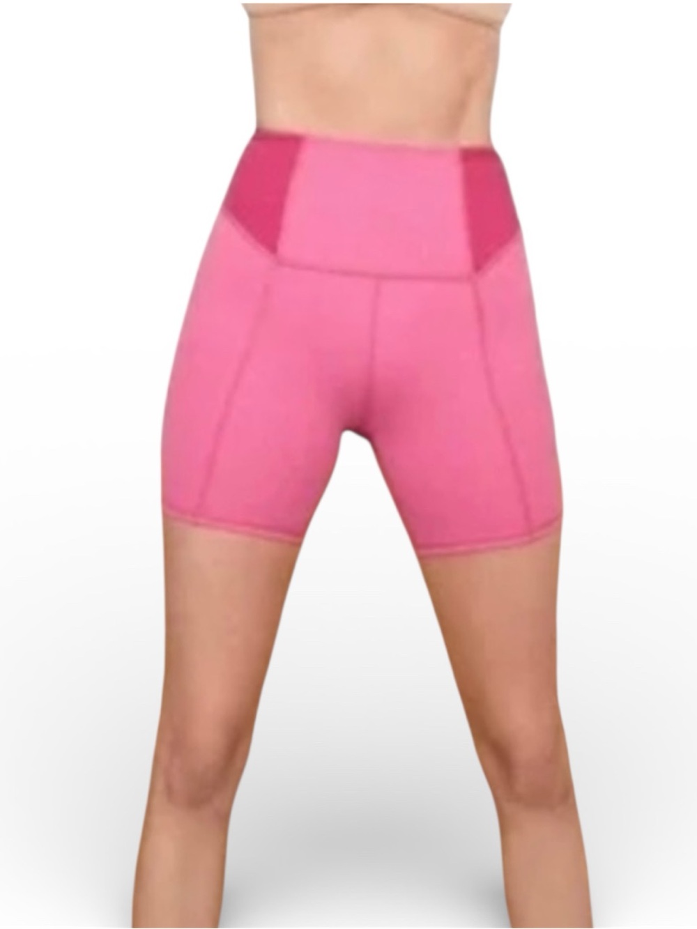 For Love & Lemons x Victoria's Secret Dani Biker Shorts Bubblegum Rose Small NWT